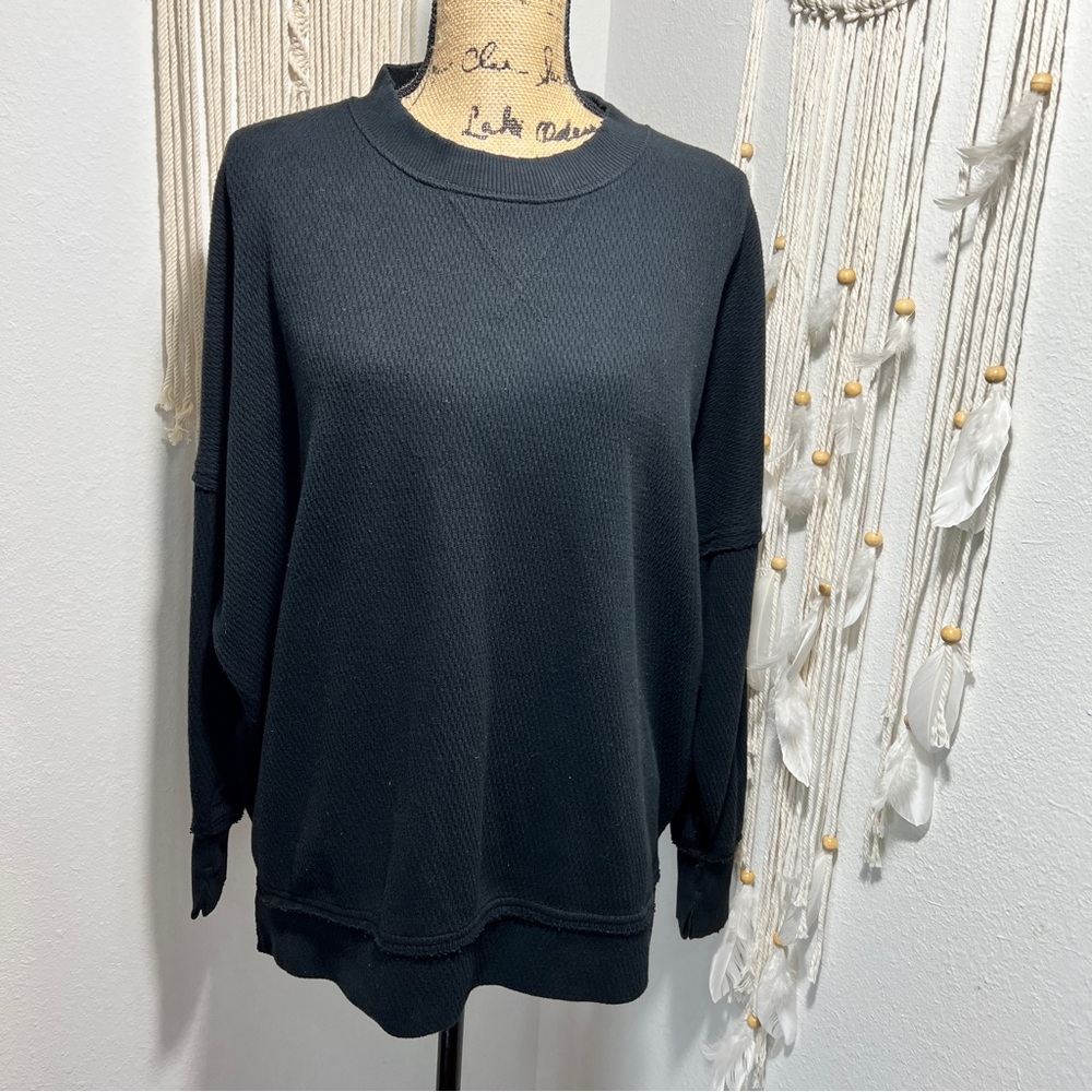 Aerie Waffle Knit Sweatshirt